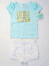 Load image into Gallery viewer, BABY GIRL 6/9 MONTHS - CHILD OF MINE, Matching 2-Piece Summer Outfit NWT - Faith and Love Thrift