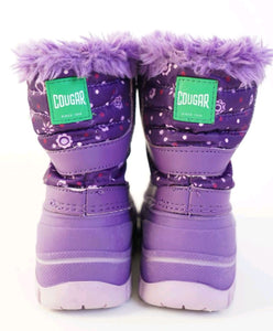 GIRL SIZE 8 TODDLER - COUGAR, Winter Boots VGUC B20