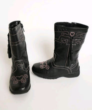 Load image into Gallery viewer, GIRL SIZE 8.5 TODDLER - SOMETHiN&#39; Else By SKECHERS, Black Mid-Calf Boots VGUC B20