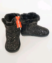 Load image into Gallery viewer, GIRL SIZE 9 TODDLER - JOE FRESH Black Lined Boots NWT B20