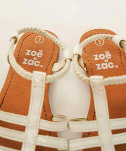 GIRL SIZE 9 TODDLER - ZOE & ZAC Strappy Sandals VGUC B39