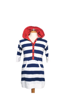 Load image into Gallery viewer, GIRL SIZE 130 (6/8 YEARS) - CHICKEEDUCK Hooded, Pullover Tunic / Dress EUC - Faith and Love Thrift