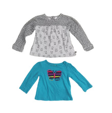 Load image into Gallery viewer, BABY GIRL SIZE 12 MONTHS - 2 PACK TOPS EUC - Faith and Love Thrift