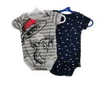 Load image into Gallery viewer, BABY BOY SIZE 6-12 MONTHS (2 PACK) ONESIES EUC - Faith and Love Thrift