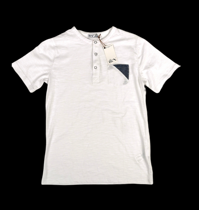 BOY SIZES LARGE (12) & EXTRA LARGE (14) DEX Soft T-Shirt, White NWT - Faith and Love Thrift