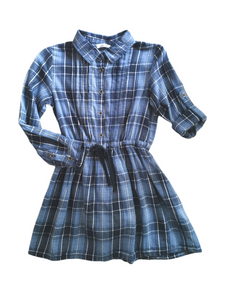 GIRL SIZE 6 YEARS - DEX FLANNEL DRESS TUNIC VGUC - Faith and Love Thrift