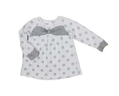 BABY GIRL SIZE 12 MONTHS - NANNETTE KIDS, Soft Polkadot Sweater EUC