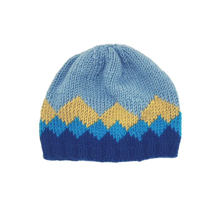 BOY SIZE 7/10 YEARS - HANDMADE SOFT KNIT HAT (NEW)
