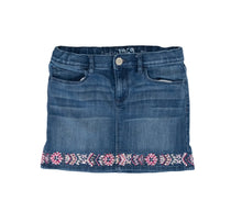 Load image into Gallery viewer, GIRL SIZE 10 YEARS - GAP Kids, FLORAL BOHO DENIM SKIRT EUC - Faith and Love Thrift