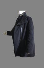 Load image into Gallery viewer, WOMENS PLUS SIZE 14/16 - NIKKI JONES COLLECTION, ASYMMETRICAL WOOL / CASHMERE BLEND PEA COAT EUC - Faith and Love Thrift