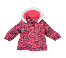 Load image into Gallery viewer, GIRL SIZE 2 YEARS KRICKETS WINTER JACKET EUC 

Fleece lined, hood, generous sizing, quality brand. 

