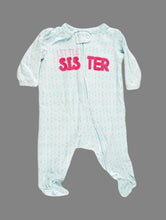 Load image into Gallery viewer, BABY GIRL SIZE 0/3 MONTHS - CARTERS GRAPHIC SLEEPER ONESIE EUC - Faith and Love Thrift