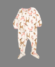 Load image into Gallery viewer, BABY GIRL SIZE 12 MONTHS - CARTERS Fleece, Footed Onesie EUC - Faith and Love Thrift