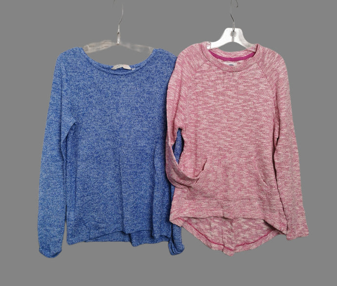 GIRL SIZE 10/12 YEARS - H&M & OLD NAVY Pullover Soft Knit Sweaters VGUC - Faith and Love Thrift