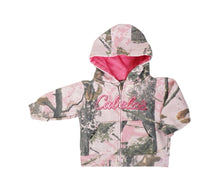 Load image into Gallery viewer, BABY GIRL SIZE 6/12 MONTHS - CABELA&#39;S Pink Camo Hoodie EUC - Faith and Love Thrift