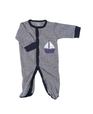BABY BOY SIZE 6/9 MONTHS - RENE RAFE BABY, Soft Sleeper Onesie EUC - Faith and Love Thrift