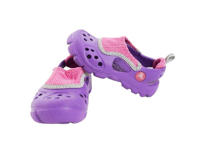 GIRL SIZE 8/9C TODDLER - CROCS Purple Slip-on Shoes EUC

Perfect shoes for your little girl!  Excellent preloved condition. 

