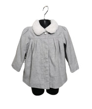 Load image into Gallery viewer, GIRL SIZE 2 YEARS - Gymboree Dress Jacket EUC

Light grey colour with soft white collar and pleats.  

Light to medium weight fabric. 

 

